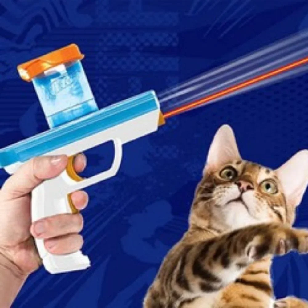 Nerf Cat - Catnip Disc Blaster with Light Chaser Light Beam NWT (missing discs)